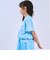 【接触冷感】袖リボン半袖Tシャツ