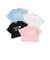 【接触冷感】袖リボン半袖Tシャツ