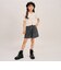 【接触冷感】ハートスプレーデニムショートパンツ