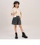 【接触冷感】ハートスプレーデニムショートパンツ