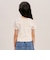 【吸水速乾】【サラサラプラス】テレコレースアップ半袖Tシャツ