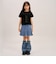 【吸水速乾】【サラサラプラス】テレコレースアップ半袖Tシャツ