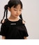 肩あきレイヤード半袖Tシャツ
