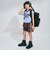 ミニ裏毛ラインティアードスカパン