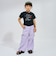 ラインストーンロゴドロスト半袖Tシャツ