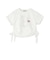 ラインストーンロゴドロスト半袖Tシャツ