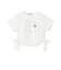 ラインストーンロゴドロスト半袖Tシャツ