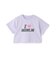 【綿100%】ロゴアソートクロップド半袖Tシャツ