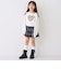 【防汚加工】ワンショルグラフィック長袖Tシャツ