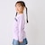 【防汚加工】アップリケグラフィック長袖Tシャツ