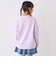 【防汚加工】アップリケグラフィック長袖Tシャツ