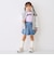 【防汚加工】アップリケグラフィック長袖Tシャツ