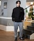 CARHARTT WIP(カーハートダブリューアイピー)HALF ZIP AMERICAN SCRIPT SWEATSHIRT ハーフジップアメリカンスクリプトスウェットシャツ 裏起毛 ハーフジップトレーナー スウェット I027014 ユニセックス ムラサキスポーツ