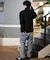CARHARTT WIP(カーハートダブリューアイピー)HALF ZIP AMERICAN SCRIPT SWEATSHIRT ハーフジップアメリカンスクリプトスウェットシャツ 裏起毛 ハーフジップトレーナー スウェット I027014 ユニセックス ムラサキスポーツ