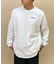 RVCA(ルーカ) 長袖Tシャツ/スクエアロゴTシャツ/オーバーサイズ/クルーネック/BD042-065/ユニセックス/メンズ/ムラサキスポーツ