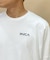 RVCA(ルーカ) 長袖Tシャツ/スクエアロゴTシャツ/オーバーサイズ/クルーネック/BD042-065/ユニセックス/メンズ/ムラサキスポーツ