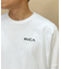 RVCA(ルーカ) 長袖Tシャツ/スクエアロゴTシャツ/オーバーサイズ/クルーネック/BD042-065/ユニセックス/メンズ/ムラサキスポーツ