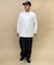 RVCA(ルーカ) 長袖Tシャツ/スクエアロゴTシャツ/オーバーサイズ/クルーネック/BD042-065/ユニセックス/メンズ/ムラサキスポーツ