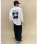 RVCA(ルーカ) 長袖Tシャツ/スクエアロゴTシャツ/オーバーサイズ/クルーネック/BD042-065/ユニセックス/メンズ/ムラサキスポーツ