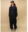 RVCA(ルーカ) 長袖Tシャツ/スクエアロゴTシャツ/オーバーサイズ/クルーネック/BD042-065/ユニセックス/メンズ/ムラサキスポーツ