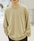 RVCA(ルーカ) 長袖Tシャツ/スクエアロゴTシャツ/オーバーサイズ/クルーネック/BD042-065/ユニセックス/メンズ/ムラサキスポーツ