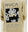 RVCA(ルーカ) 長袖Tシャツ/スクエアロゴTシャツ/オーバーサイズ/クルーネック/BD042-065/ユニセックス/メンズ/ムラサキスポーツ