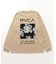 RVCA(ルーカ) 長袖Tシャツ/スクエアロゴTシャツ/オーバーサイズ/クルーネック/BD042-065/ユニセックス/メンズ/ムラサキスポーツ