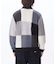 【大幅値下げ中】OBEY(オベイ)セーター/ニット/ 襟付き ボタン/OLIVER PATCHWORK SWEATER/151000074/ユニセックス/メンズ/ムラサキスポーツ