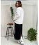 THE NORTH FACE(ザ・ノースフェイス)長袖Tシャツ/ロングスリーブTシャツ/L/S NUPTSE COTTON TEE/NTW32443/レディース/ムラサキスポーツ