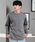 THE NORTH FACE(ザ・ノースフェイス)長袖Tシャツ NT32442 L/S Back Square Logo Tee ロンT レギュラーシルエット/ユニセックス/メンズ/ムラサキスポーツ