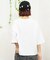 【ムラサキスポーツ限定】SANTACRUZ(サンタクルーズ )半袖Tシャツ/ショート丈/カットアウトTシャツ/刺繍ロゴ/502242442/レディース/ムラサキスポーツ LL