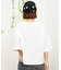 【ムラサキスポーツ限定】SANTACRUZ(サンタクルーズ )半袖Tシャツ/ショート丈/カットアウトTシャツ/刺繍ロゴ/502242442/レディース/ムラサキスポーツ LL