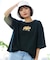 【ムラサキスポーツ限定】SANTACRUZ(サンタクルーズ )半袖Tシャツ/ショート丈/カットアウトTシャツ/刺繍ロゴ/502242442/レディース/ムラサキスポーツ LL