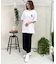 【ムラサキスポーツ限定】NEW ERA(ニューエラ)半袖Tシャツ/バックプリント/MLB/ロサンゼルス・ドジャース/LA ロゴ/14334742/レディース/ムラサキスポーツ LL