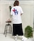 【ムラサキスポーツ限定】NEW ERA(ニューエラ)半袖Tシャツ/バックプリント/MLB/ロサンゼルス・ドジャース/LA ロゴ/14334742/レディース/ムラサキスポーツ LL