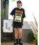 ManhattanPortage×THRASHER（マンハッタンポーテージ×スラッシャー)半袖Tシャツ/Tシャツ/オーバーサイズ/MP-M585/レディース/ムラサキスポーツ