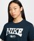 NIKE(ナイキ)半袖Tシャツ/クロップド丈/ショート丈/スウッシュ ロゴ/FZ2856-478/レディース/ムラサキスポーツ