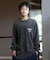 【ムラサキスポーツ限定】Lost(ロスト)ロンT 長袖Tシャツ コットン バックプリント オーバーサイズ L24F2202/メンズ ムラサキスポーツ