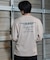 【ムラサキスポーツ限定】Lost(ロスト)ロンT 長袖Tシャツ コットン バックプリント オーバーサイズ L24F2202/メンズ ムラサキスポーツ
