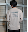 【ムラサキスポーツ限定】Lost(ロスト)ロンT 長袖Tシャツ コットン バックプリント オーバーサイズ L24F2202/メンズ ムラサキスポーツ
