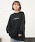 NEWERA(ニューエラ)長袖Tシャツ/ロンT/バックプリント/オーバーサイズ/14350607/レディース/ムラサキスポーツ