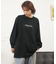 NEWERA(ニューエラ)長袖Tシャツ/ロンT/バックプリント/オーバーサイズ/14350607/レディース/ムラサキスポーツ