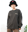 RVCA(ルーカ)長袖Tシャツ/バックプリント/ロンT/BE044-053/BE044053/レディース/ムラサキスポーツ