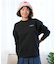 【ムラサキスポーツ限定】RVCA(ルーカ)長袖Tシャツ/BE044-P52/BE044P52/ビッグシルエット/ヘビーウェイトロングスリーブTシャツ/ロンT/レディース/ムラサキスポーツ