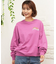 BILLABONG(ビラボン)長袖トレーナー/スウェット/BE014-002/BE014002/ルーズシルエット/バックプリント/レディース/ムラサキスポーツ