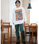 【ムラサキスポーツ限定】THRASHER(スラッシャー)ロンT/長袖Tシャツ/ピグメント加工/ビックシルエット/243TH1LT014/ユニセックス/メンズ/ムラサキスポーツ