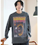 【ムラサキスポーツ限定】THRASHER(スラッシャー)ロンT/長袖Tシャツ/ピグメント加工/ビックシルエット/243TH1LT015/ユニセックス/メンズ/ムラサキスポーツ