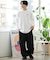 RVCA(ルーカ)長袖Tシャツ/ロンT/バックプリント チェッカー柄 ルーズシルエット/BE042-060/BE042060/ユニセックス/メンズ/ムラサキスポーツ