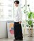 RVCA(ルーカ)長袖Tシャツ/ロンT/バックプリント チェッカー柄 ルーズシルエット/BE042-060/BE042060/ユニセックス/メンズ/ムラサキスポーツ