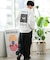 RVCA(ルーカ)長袖Tシャツ/ロンT/バックプリント チェッカー柄 ルーズシルエット/BE042-060/BE042060/ユニセックス/メンズ/ムラサキスポーツ